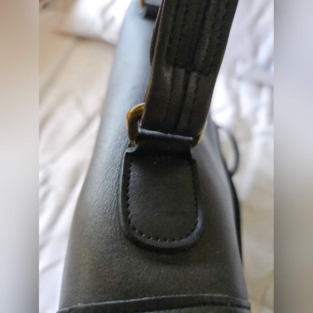 Coach Vintage Station Bag #5130 Navy Leather Crossbody w/ Hangtag - Picture 15 of 16